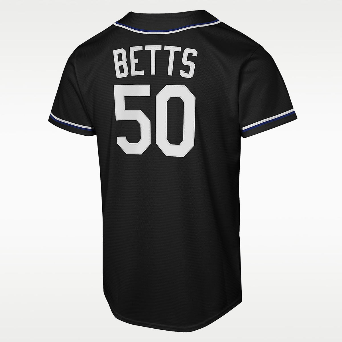 Jersey Nike de la MLB Replica Fashion para niños talla grande Mookie Betts Los Angeles Dodgers – Negro – vista 2