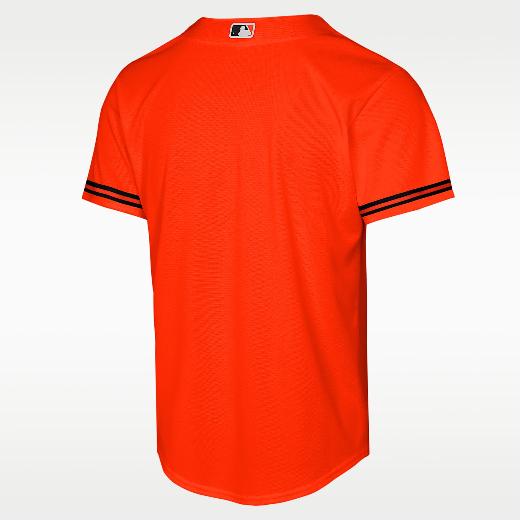 Jersey Nike Baseline Replica Team para niños talla grande Baltimore Orioles Baseline – Naranja – vista 2