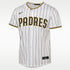 Jersey Nike de la MLB Replica para niños talla grande Fernando Tatis Jr. San Diego Padres – Blanco – vista 1