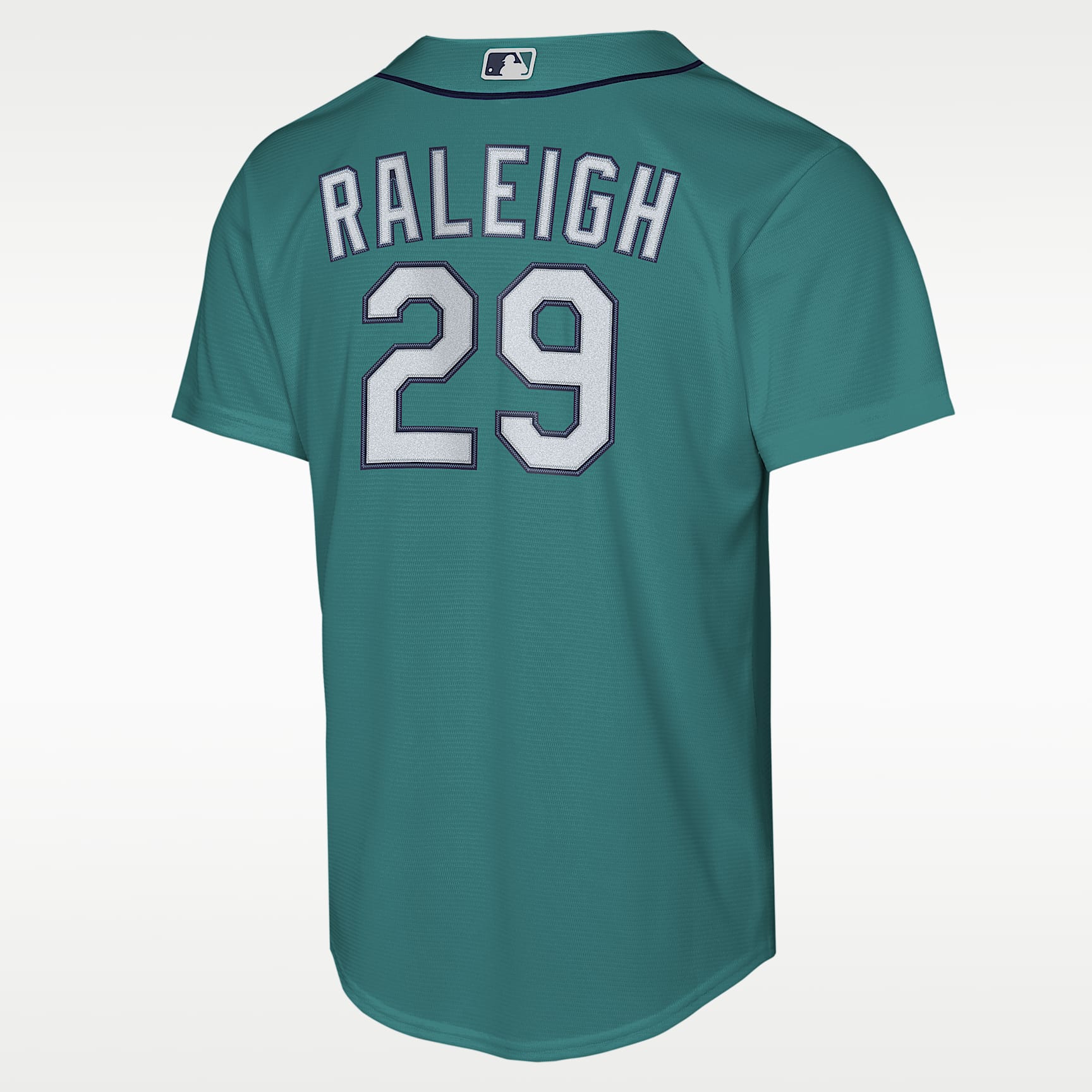 Jersey Nike de la MLB Replica para niños talla grande Cal Raleigh Seattle Mariners – Azul verdoso – vista 2