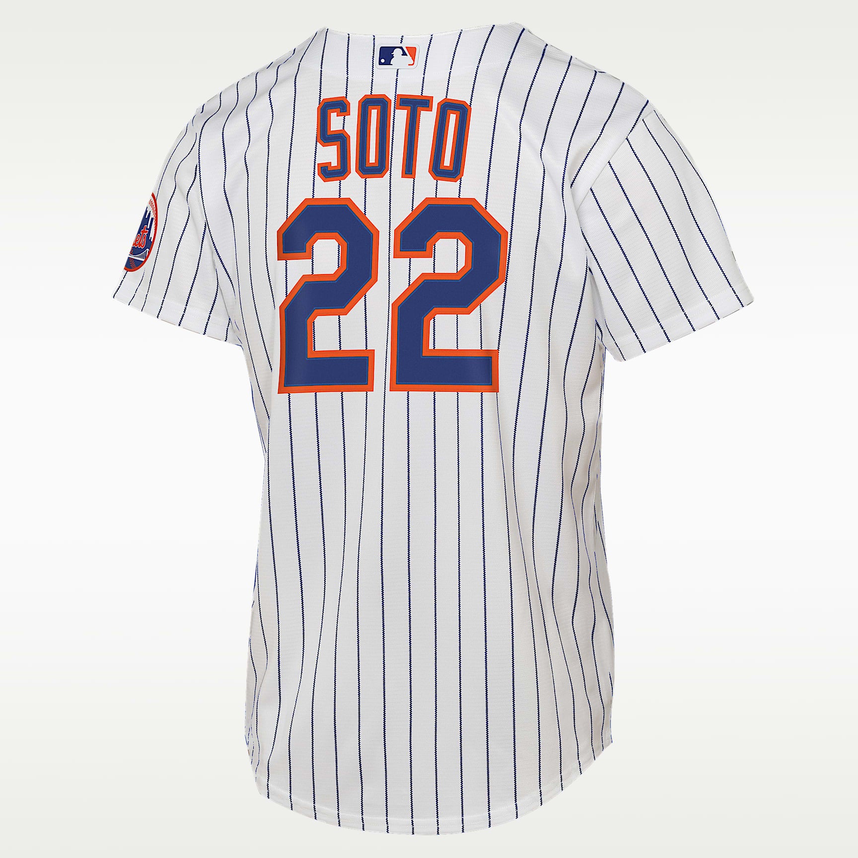 Jersey Nike de la MLB Stadium para niños talla grande Juan Soto New York Mets – Blanco – vista 2