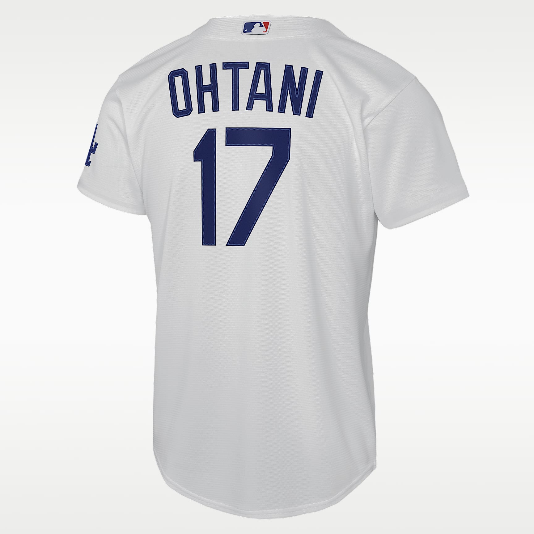 Jersey Nike de la MLB Stadium para niños talla grande Shohei Ohtani Los Angeles Dodgers – Blanco – vista 2
