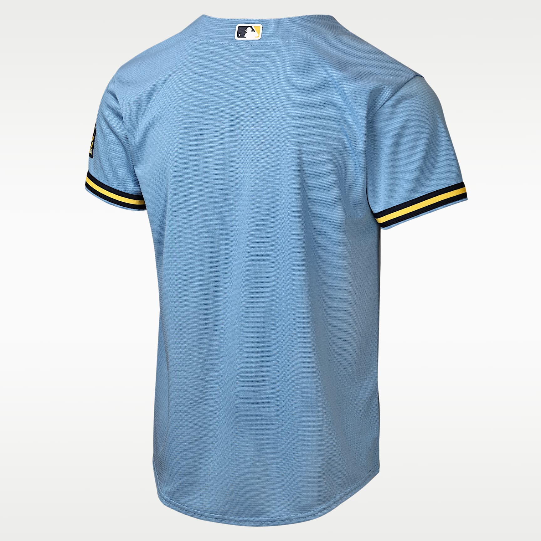 Jersey Nike de la MLB Stadium para niños talla grande Milwaukee Brewers – Azul – vista 2