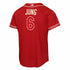 Jersey Nike Stadium de la MLB para niños talla grande Josh Jung Texas Rangers City Connect – Rojo – vista 2
