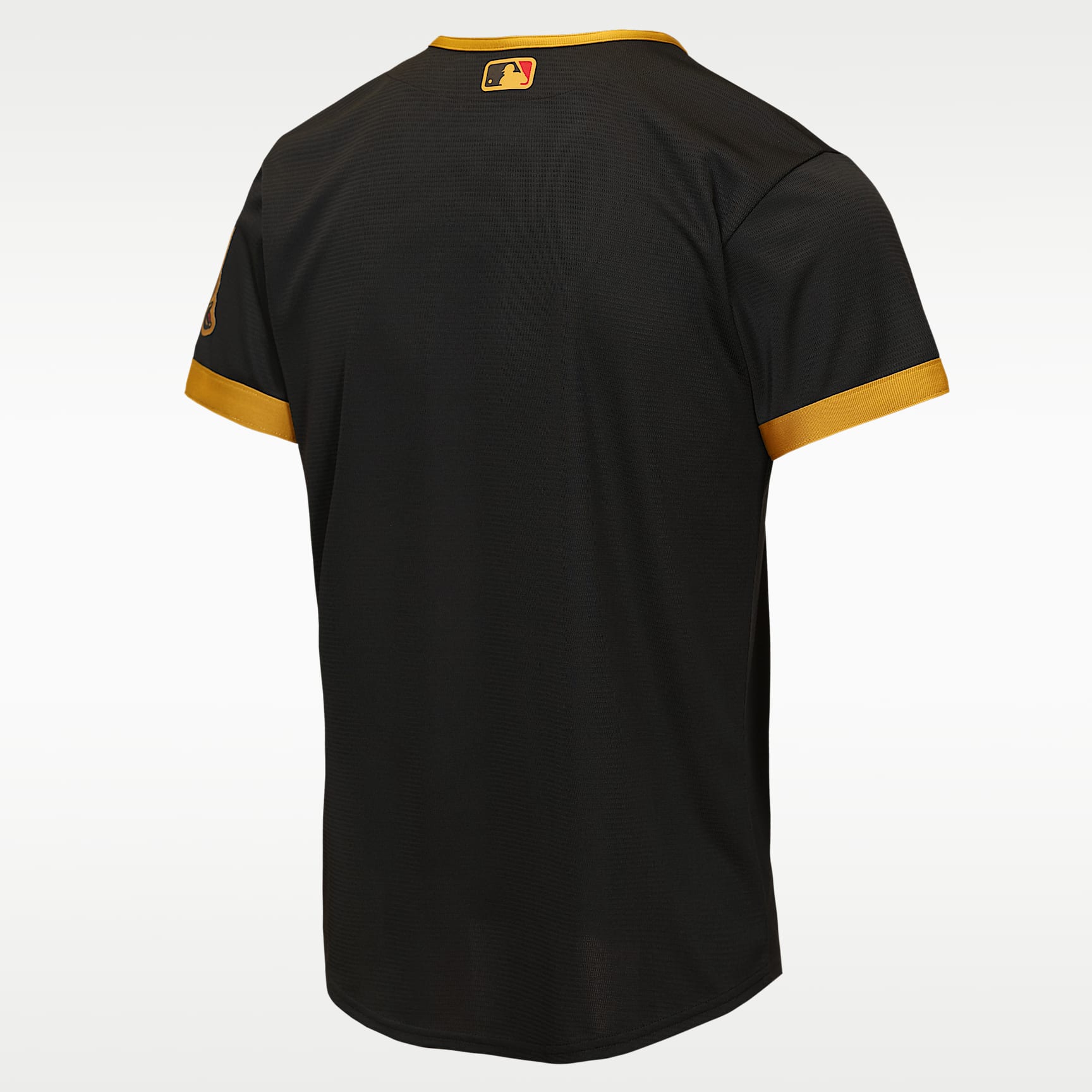 Jersey Nike Stadium de la MLB para niños talla grande Pittsburgh Pirates City Connect – Negro – vista 2