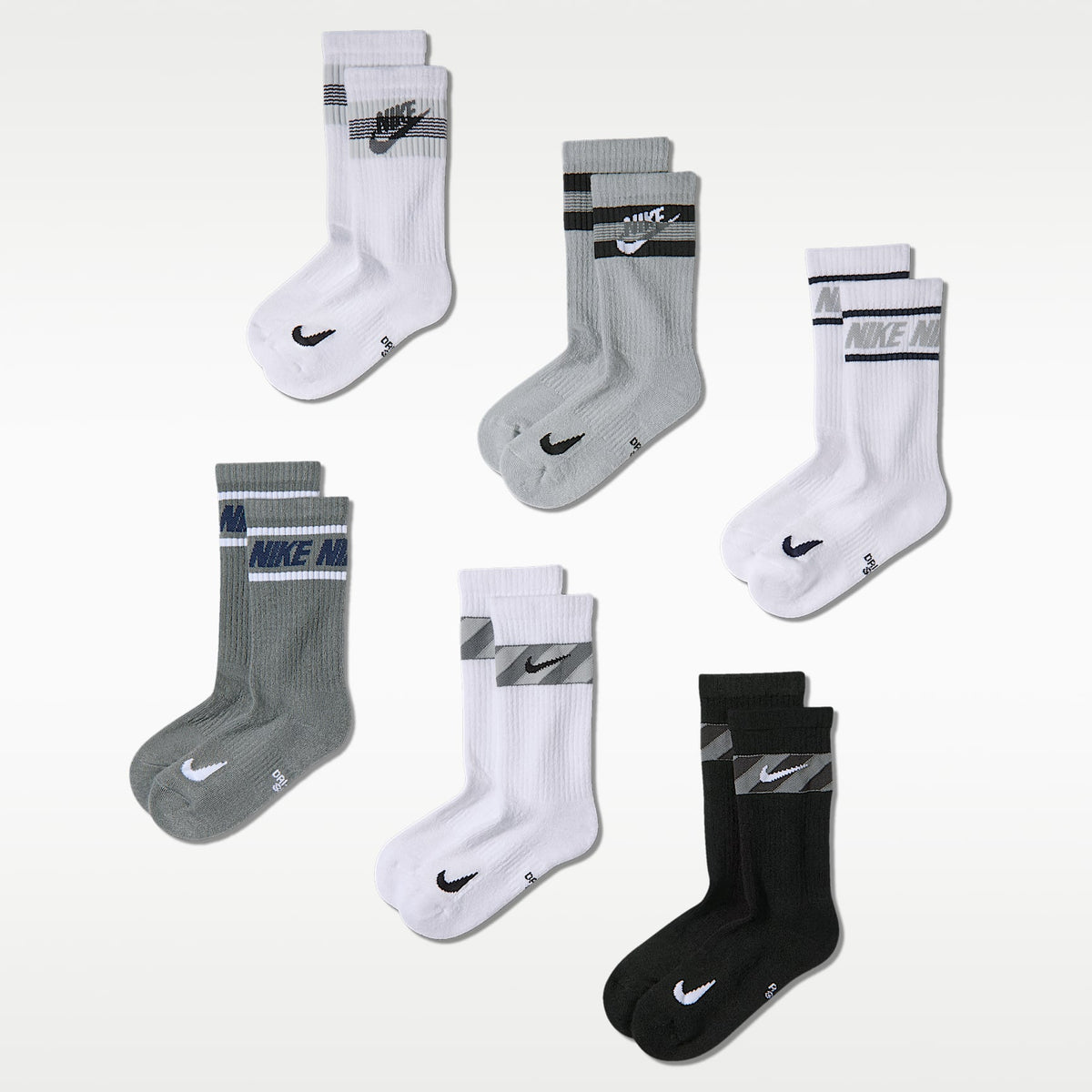 Calcetas acolchadas para niños (6 pares) Nike Everyday – Multicolor – vista 1