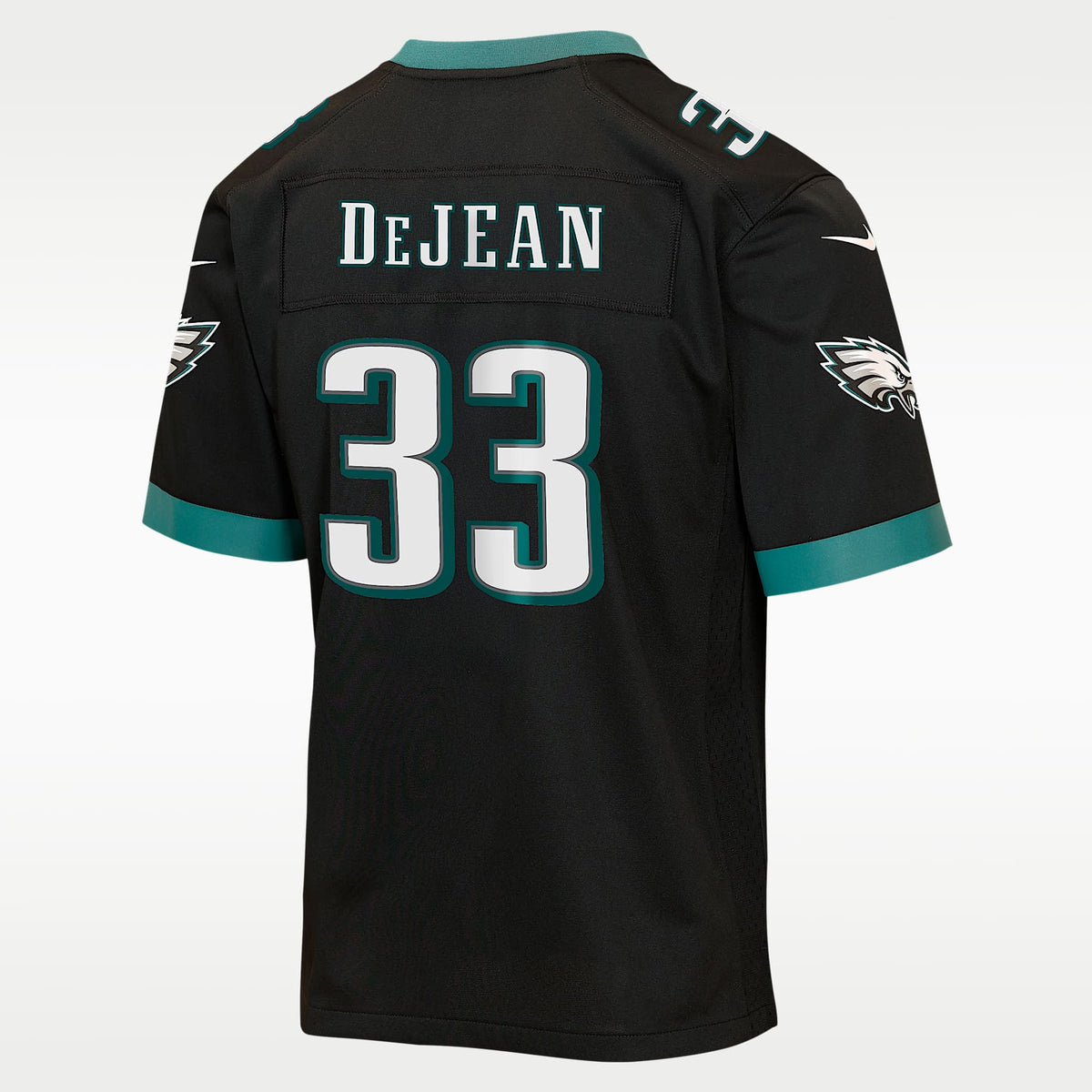 Jersey Game para niños talla grande Cooper Djean Philadelphia Eagles – Negro – vista 2
