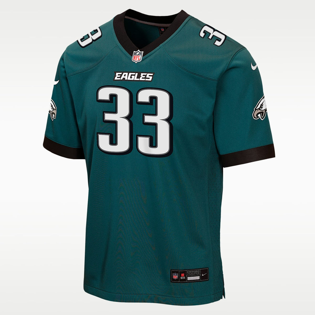 Jersey Game para niños talla grande Cooper Djean Philadelphia Eagles – Verde – vista 1