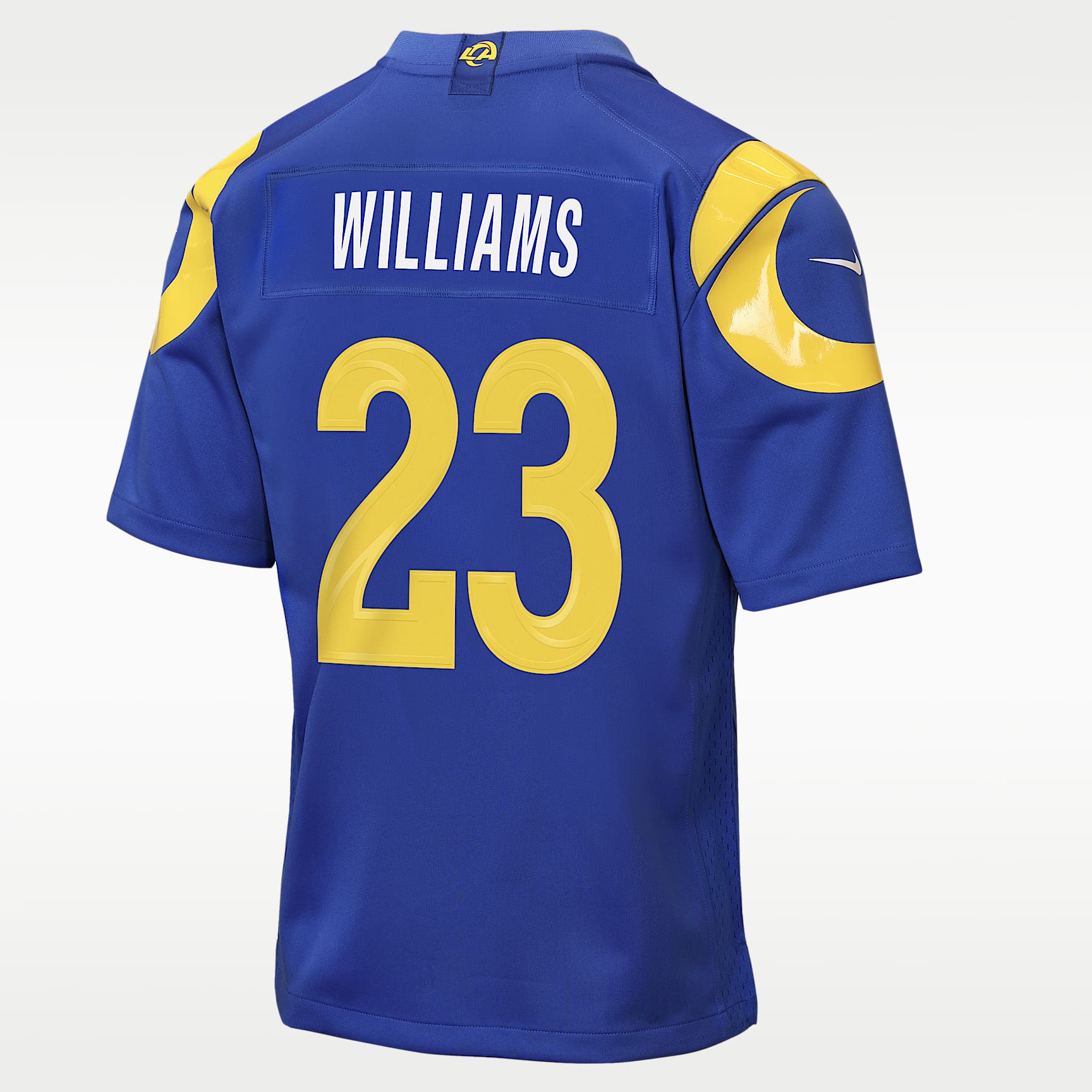 Jersey Game para niños talla grande Kyren Williams Los Angeles Rams – Royal – vista 2