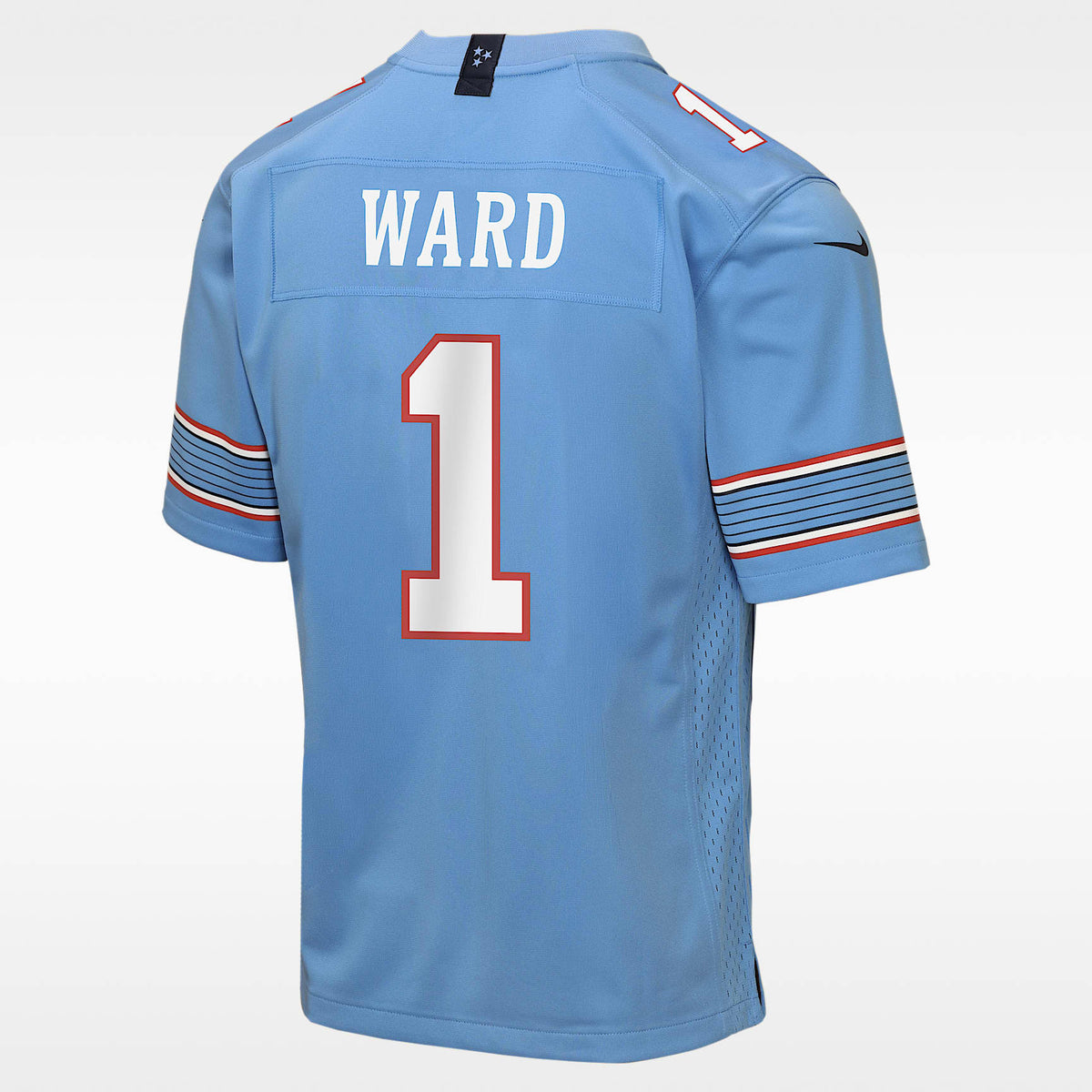 Jersey Nike de la NFL Game para niños talla grande Cam Ward Tennessee Titans – Azul – vista 2