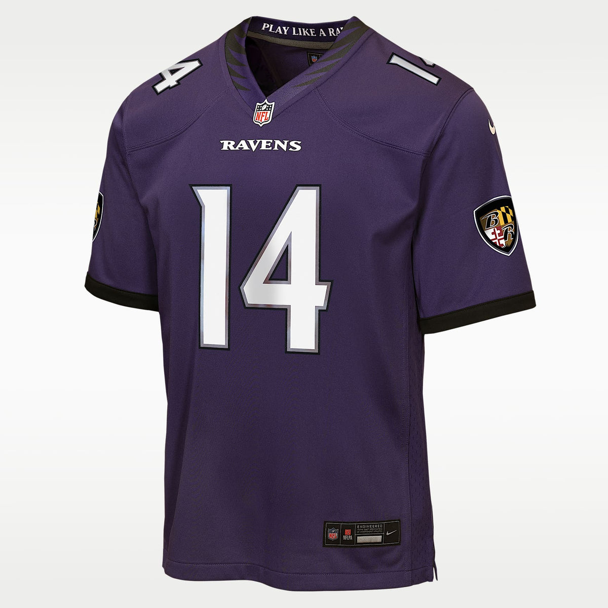 Jersey Game para niños talla grande Kyle Hamilton Baltimore Ravens – Morado – vista 1