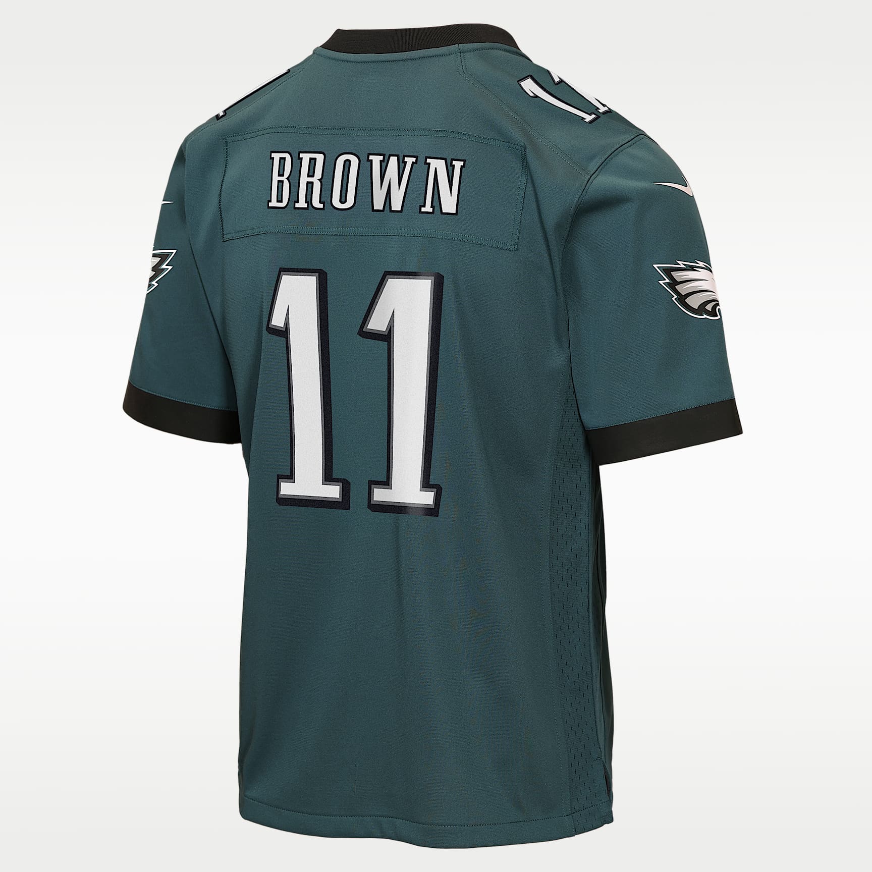 Jersey Game para niños talla grande A.J. Brown Philadelphia Eagles – Verde – vista 2