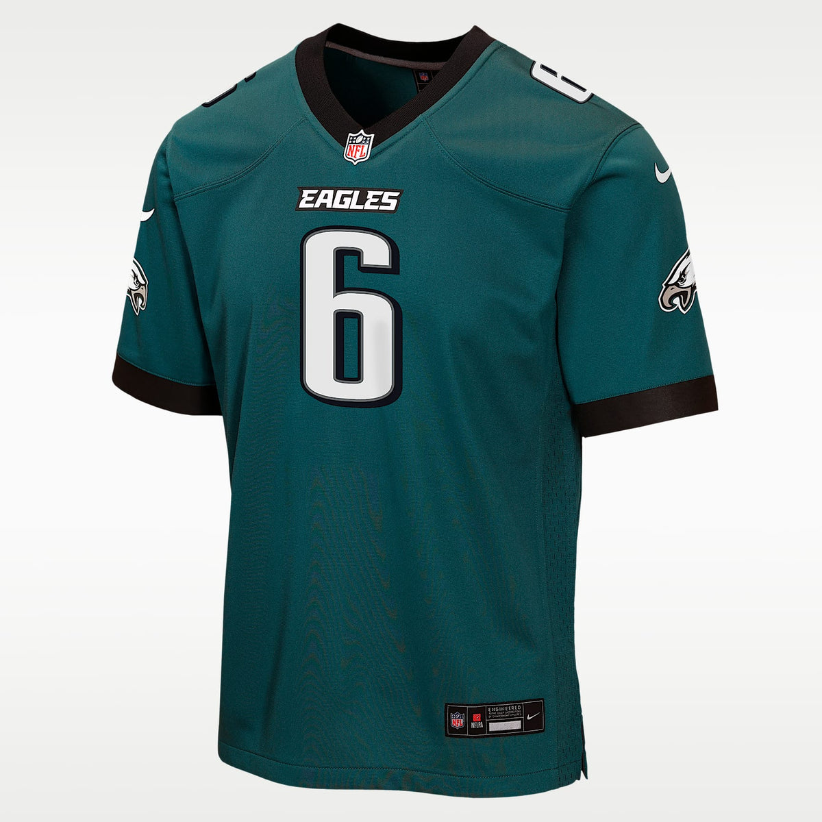 Jersey Game para niños talla grande DeVonta Smith Philadelphia Eagles – Verde – vista 1
