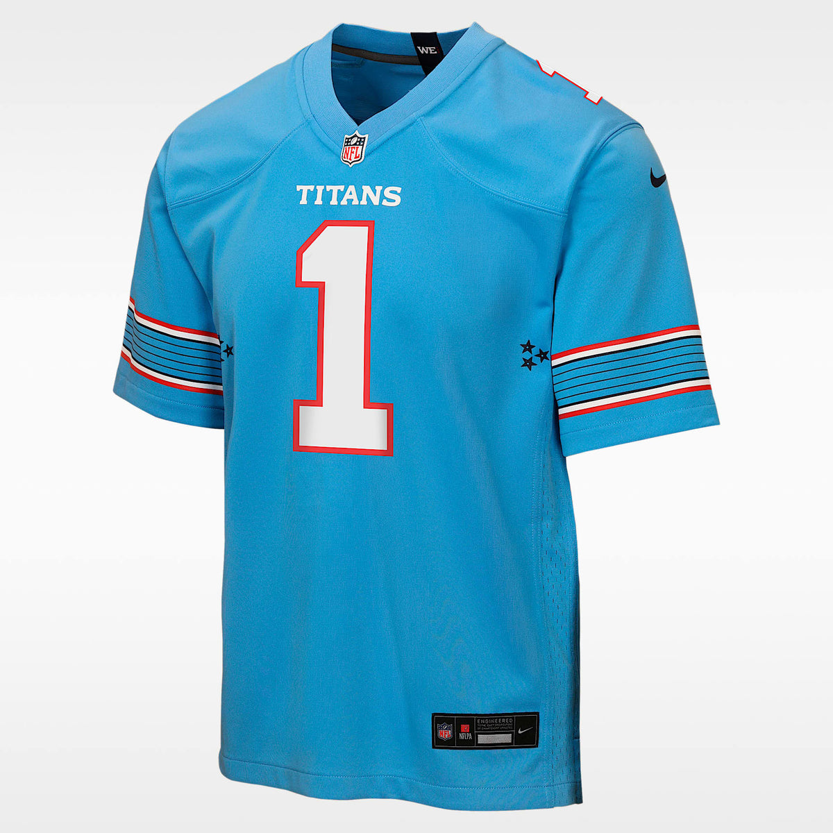 Jersey Nike de la NFL Game para niños talla grande Cam Ward Tennessee Titans – Azul – vista 1