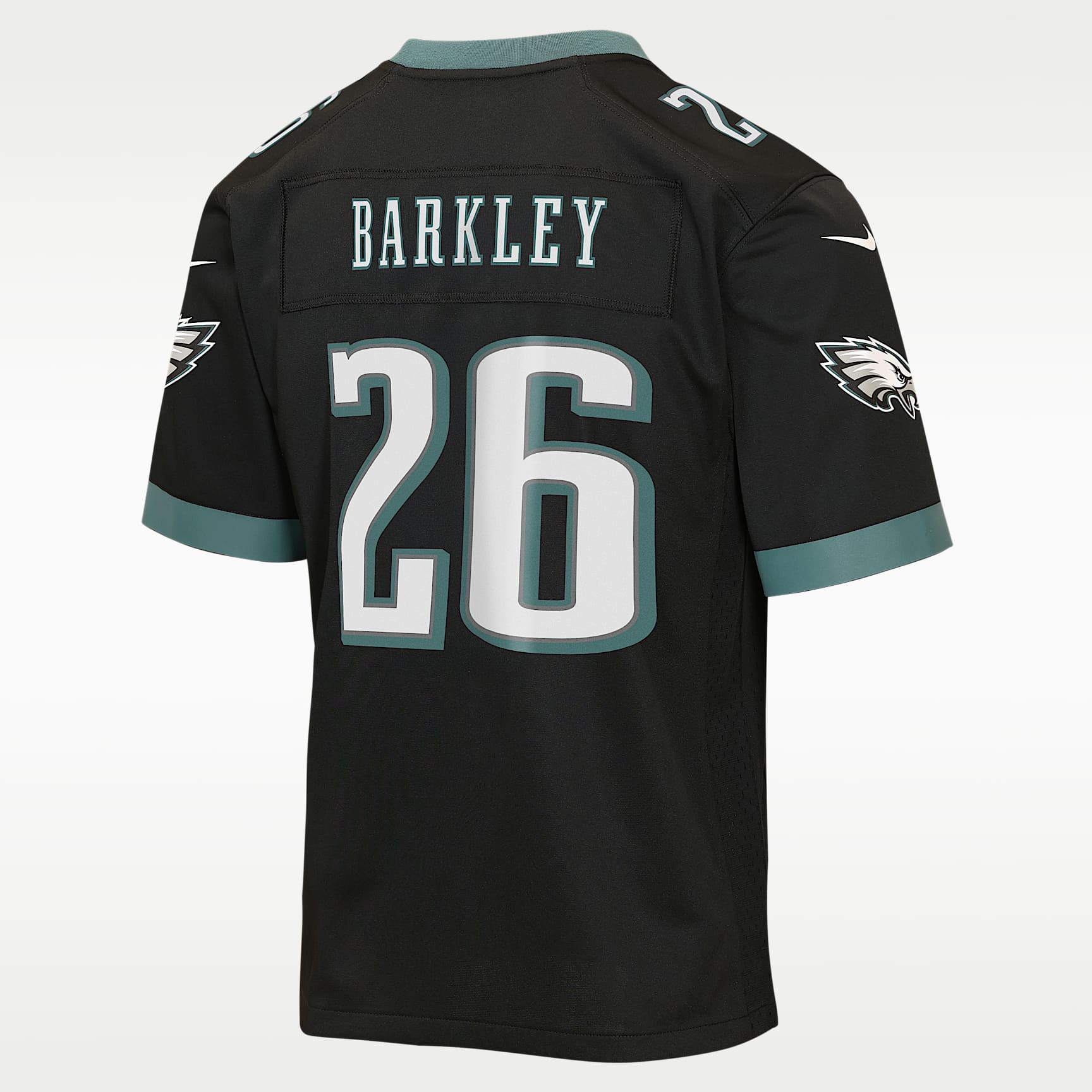 Jersey Game para niños talla grande Saquon Barkley Philadelphia Eagles – Negro – vista 2