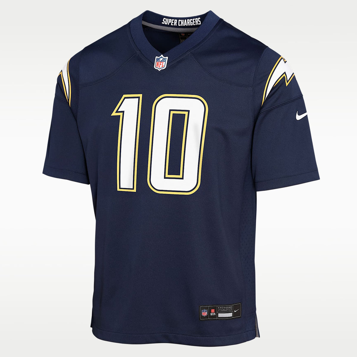 Jersey Nike de la NFL Game para niños talla grande Justin Herbert Los Angeles Chargers – Azul marino – vista 1