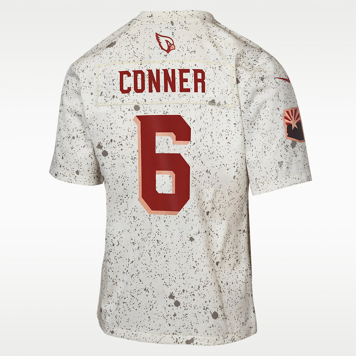 Jersey Nike de la NFL de partido para niños talla grande James Conner Arizona Cardinals colección Rivalries – Natural – vista 2