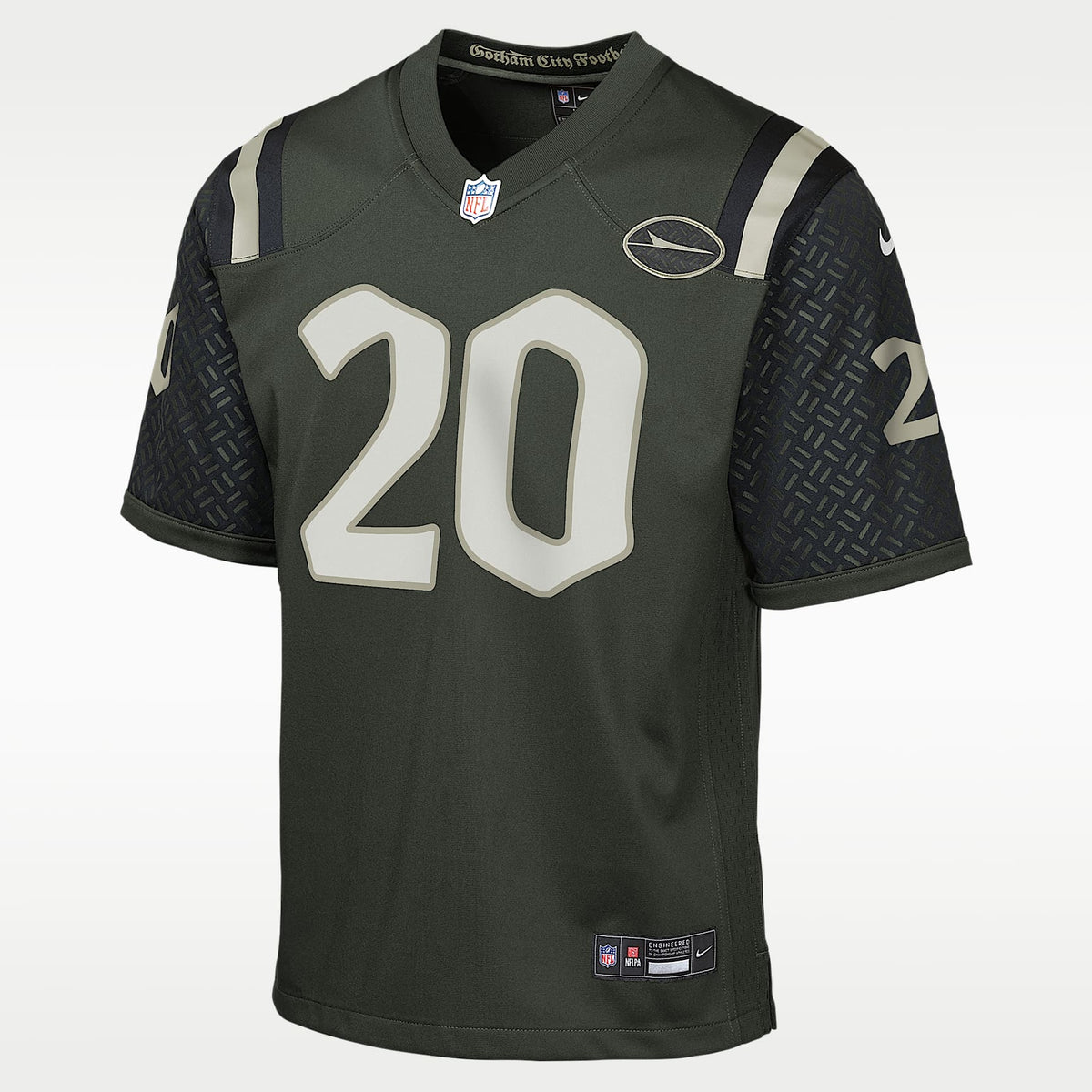 Jersey Nike de la NFL Game para niños talla grande Breece Hall New York Jets colección Rivalries – Verde – vista 1