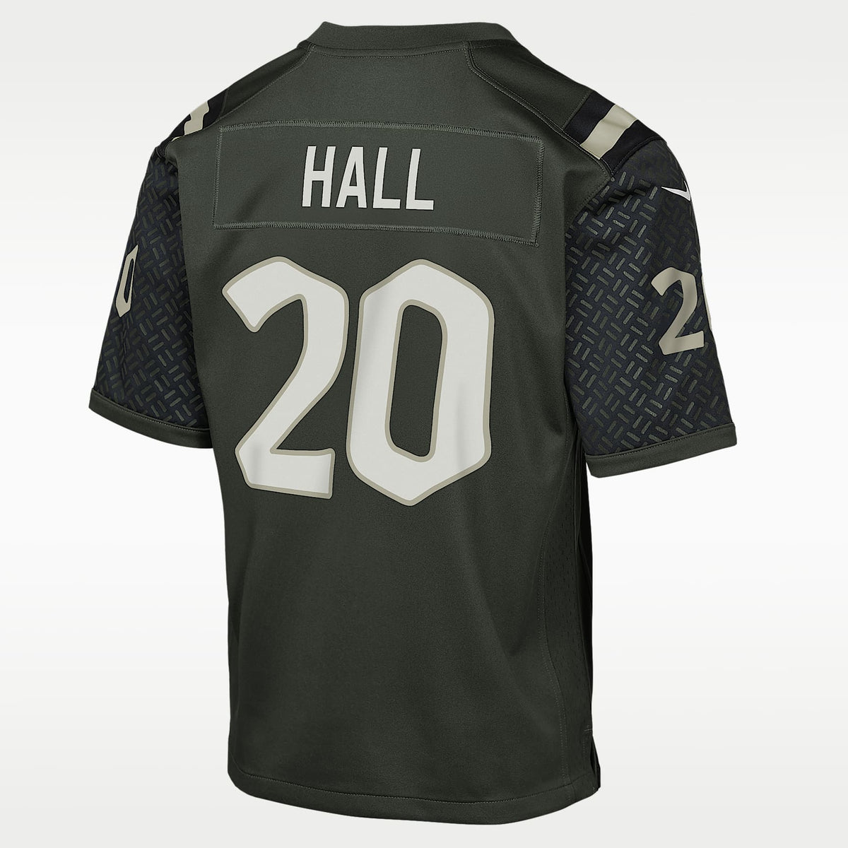 Jersey Nike de la NFL Game para niños talla grande Breece Hall New York Jets colección Rivalries – Verde – vista 2