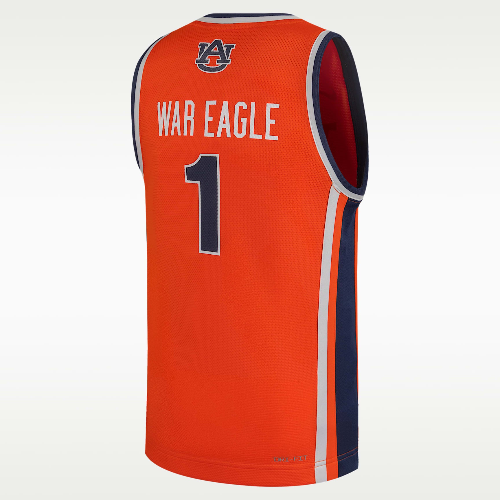 Jersey de básquetbol universitario Nike Dri-FIT Replica para niños talla grande Auburn – Naranja – vista 2