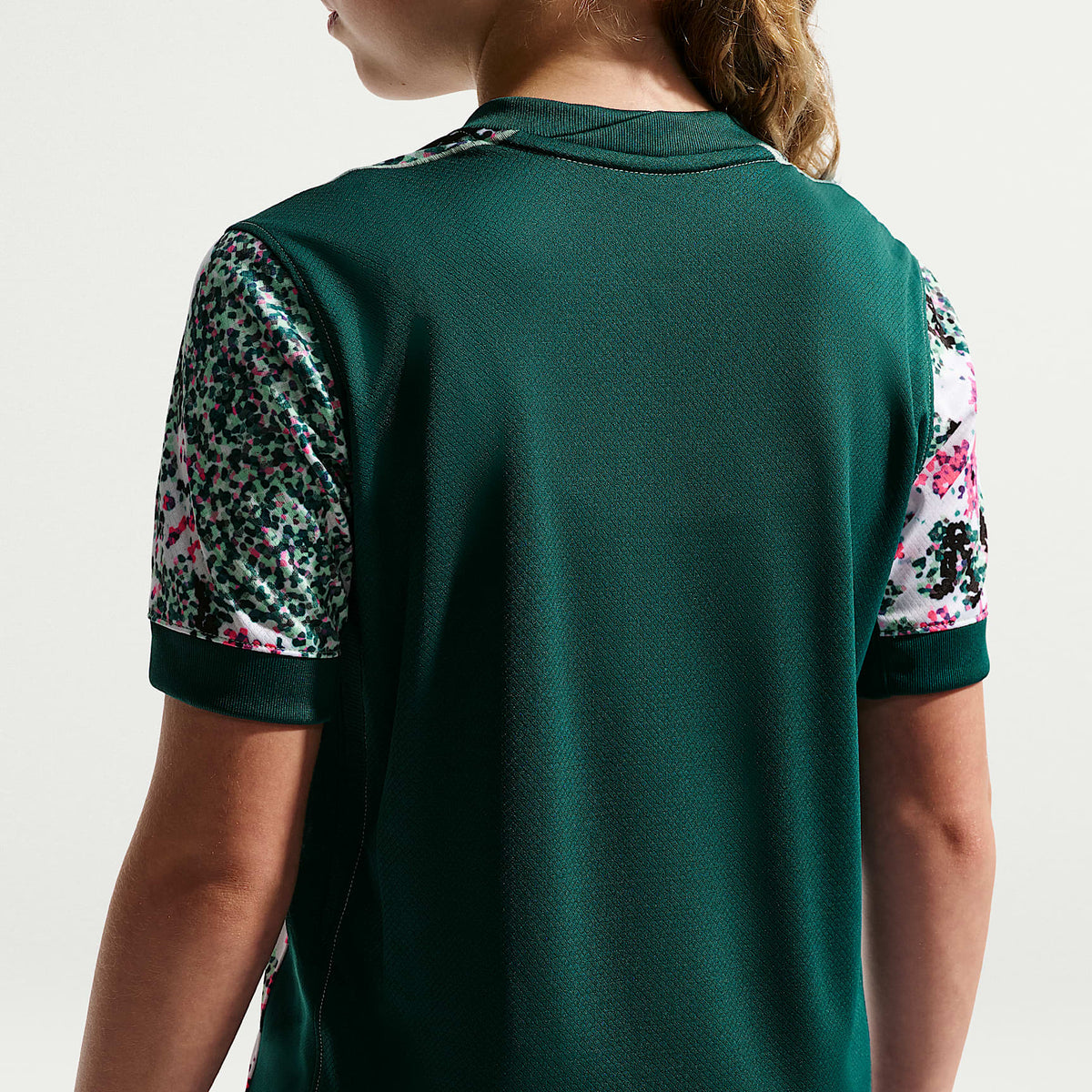 Jersey Nike Dri-FIT Replica del Washington Spirit Stadium Edition para niños talla grande – Verde esmaltado – vista 2