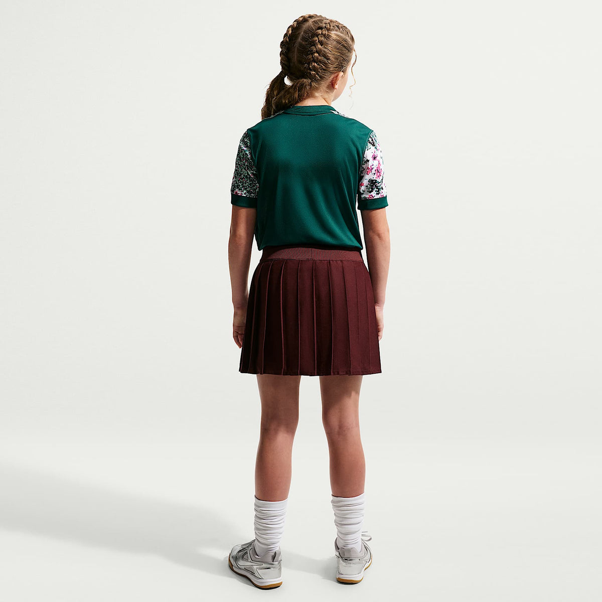 Jersey Nike Dri-FIT Replica del Washington Spirit Stadium Edition para niños talla grande – Verde esmaltado – vista 5