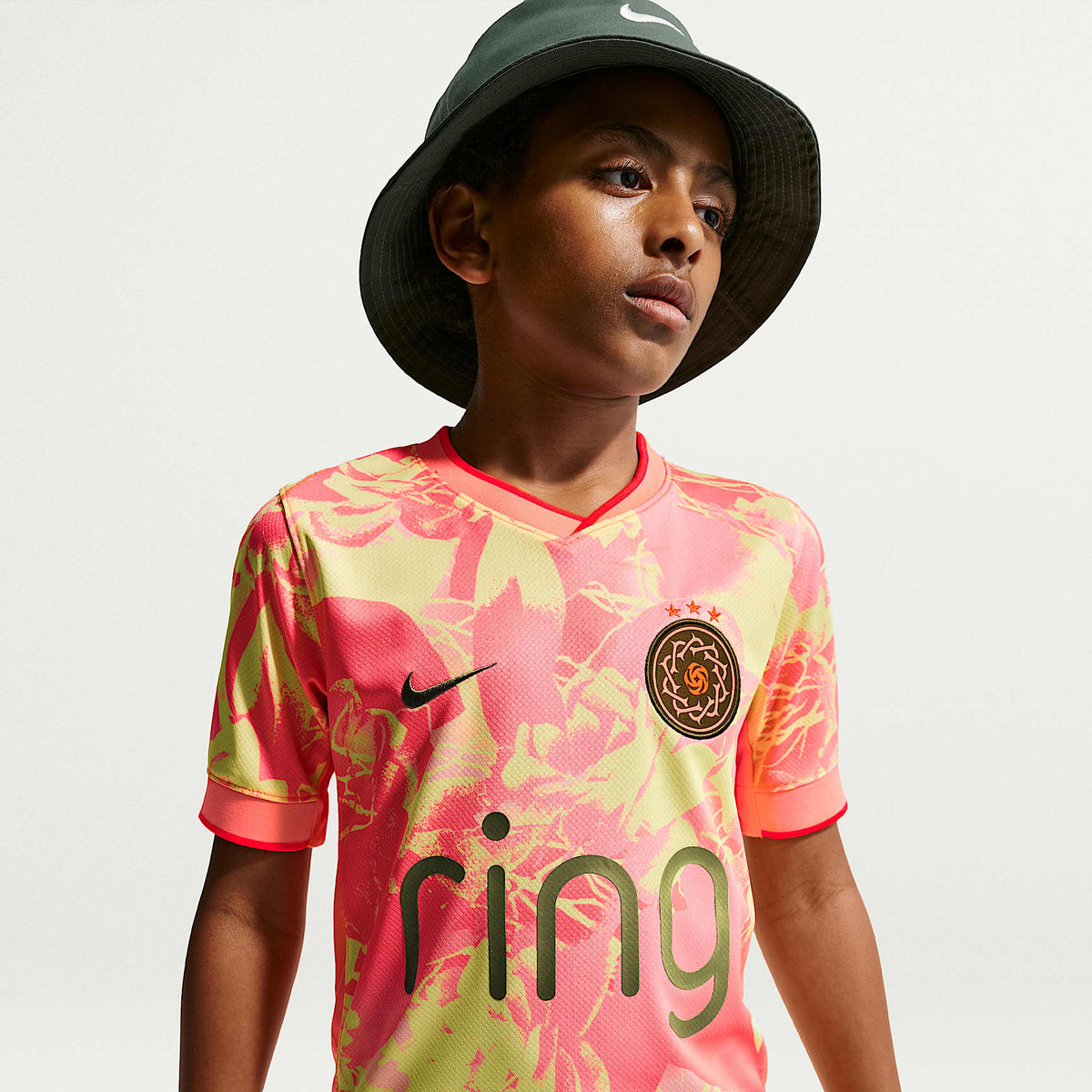 Jersey Nike Dri-FIT Replica del Portland Thorns Stadium Edition para niños talla grande – Voltio ligero – vista 1