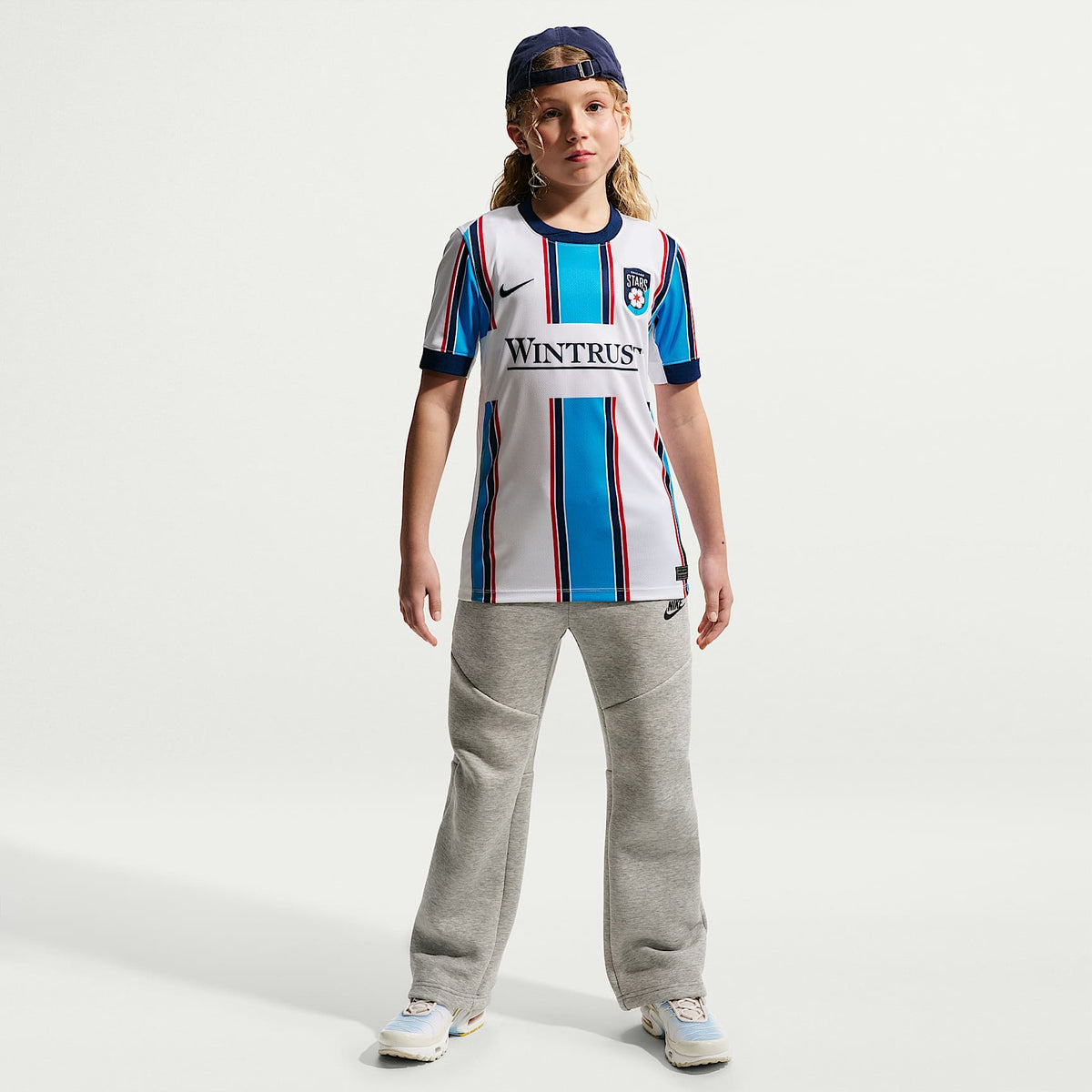 Jersey Nike Dri-FIT Replica del Chicago Stars Stadium Edition para niños talla grande – Azul resplandor – vista 4