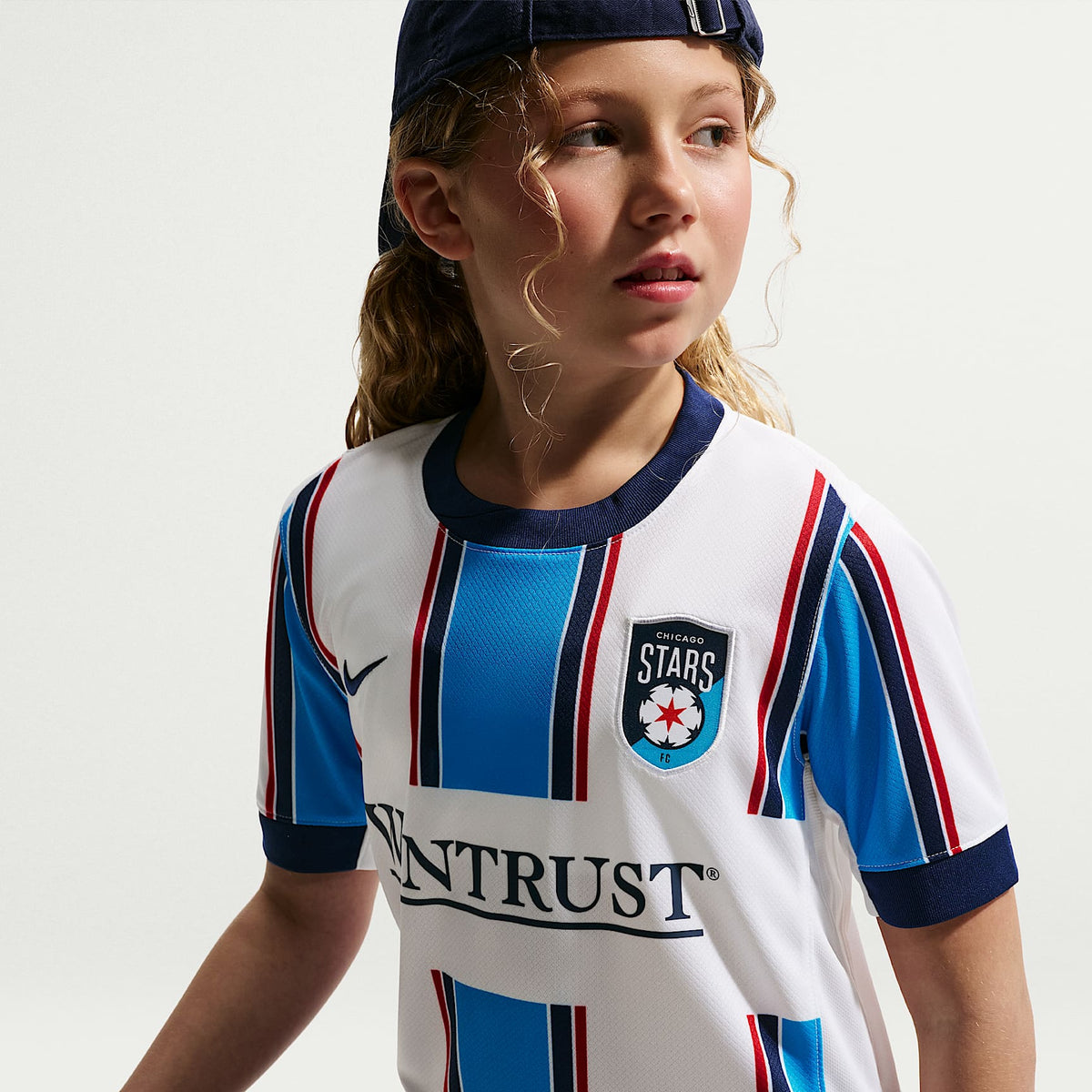 Jersey Nike Dri-FIT Replica del Chicago Stars Stadium Edition para niños talla grande – Azul resplandor – vista 3