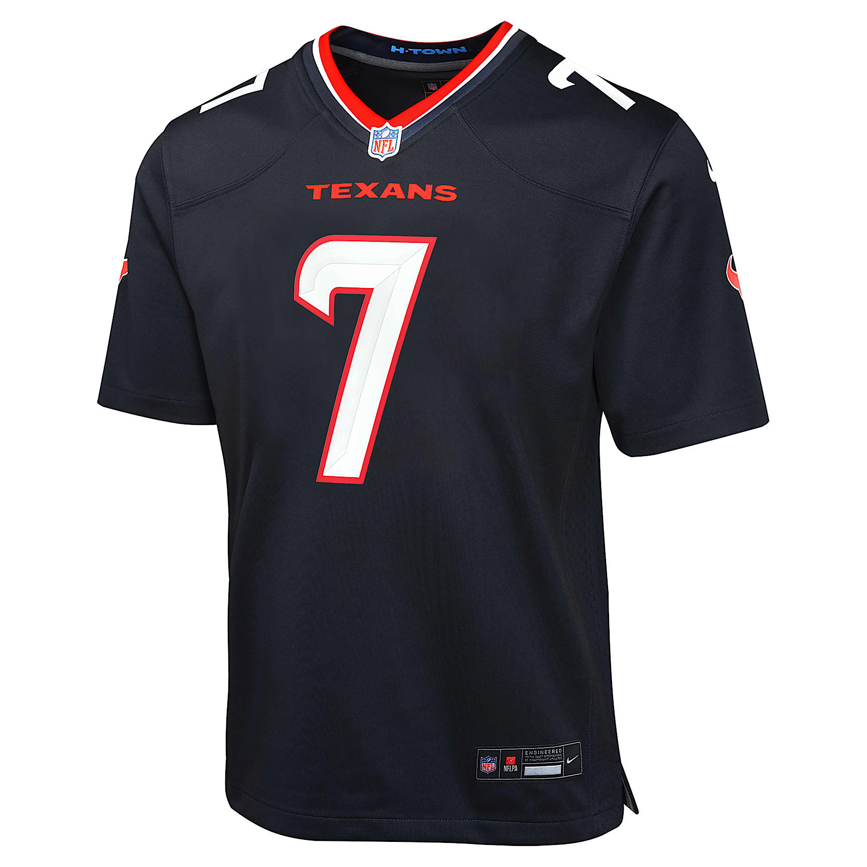 C.J. Jersey Nike de la NFL Game para niños talla grande Stroud Houston Texans – Azul marino – vista 1