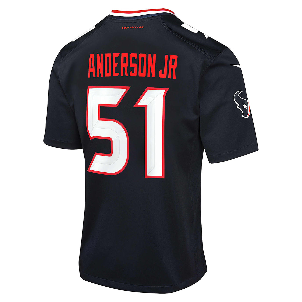 Jersey Nike de la NFL Game para niños talla grande Will Anderson Jr. Houston Texans – Azul marino – vista 2