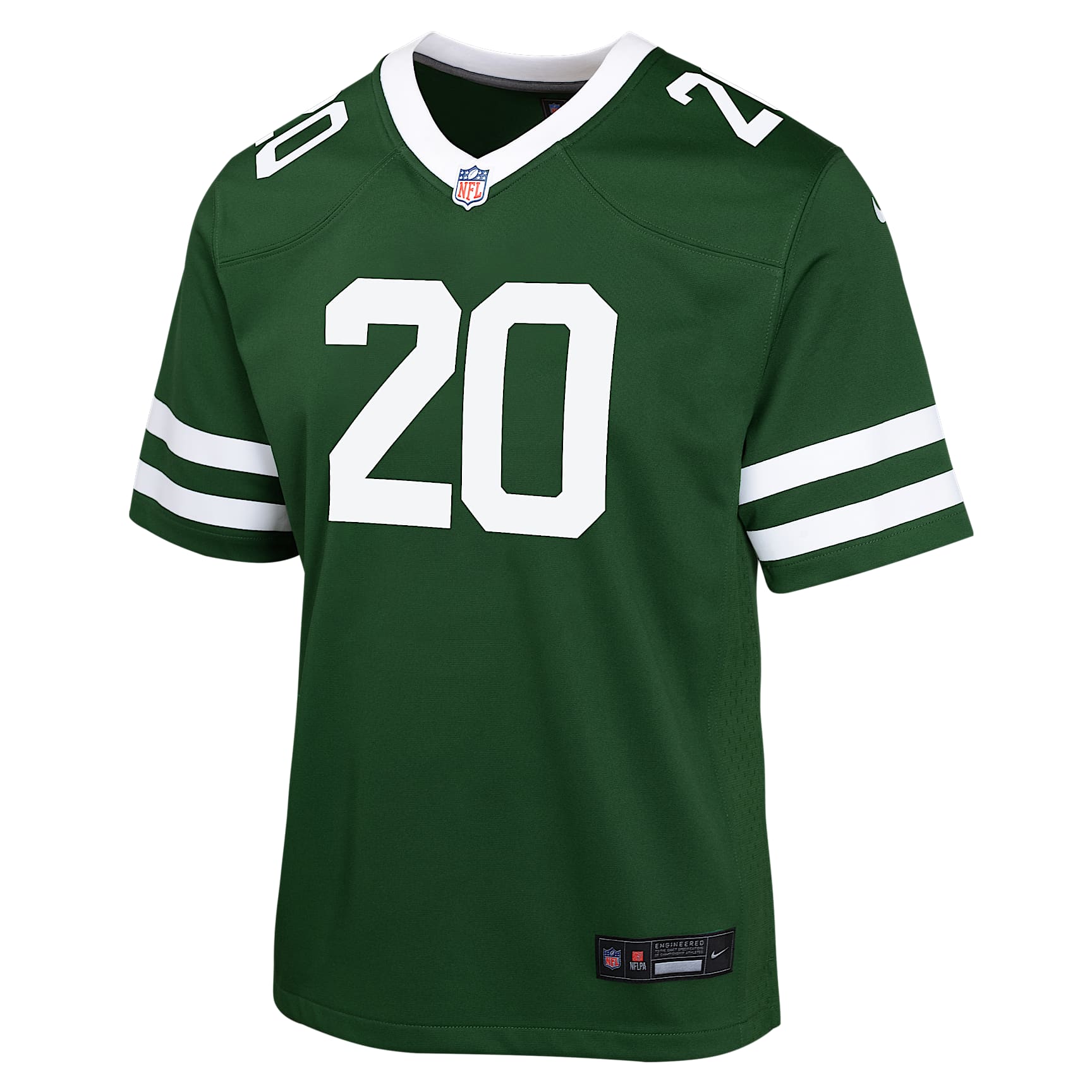 Jersey Nike de la NFL Game para niños talla grande Breece Hall New York Jets – Verde – vista 1