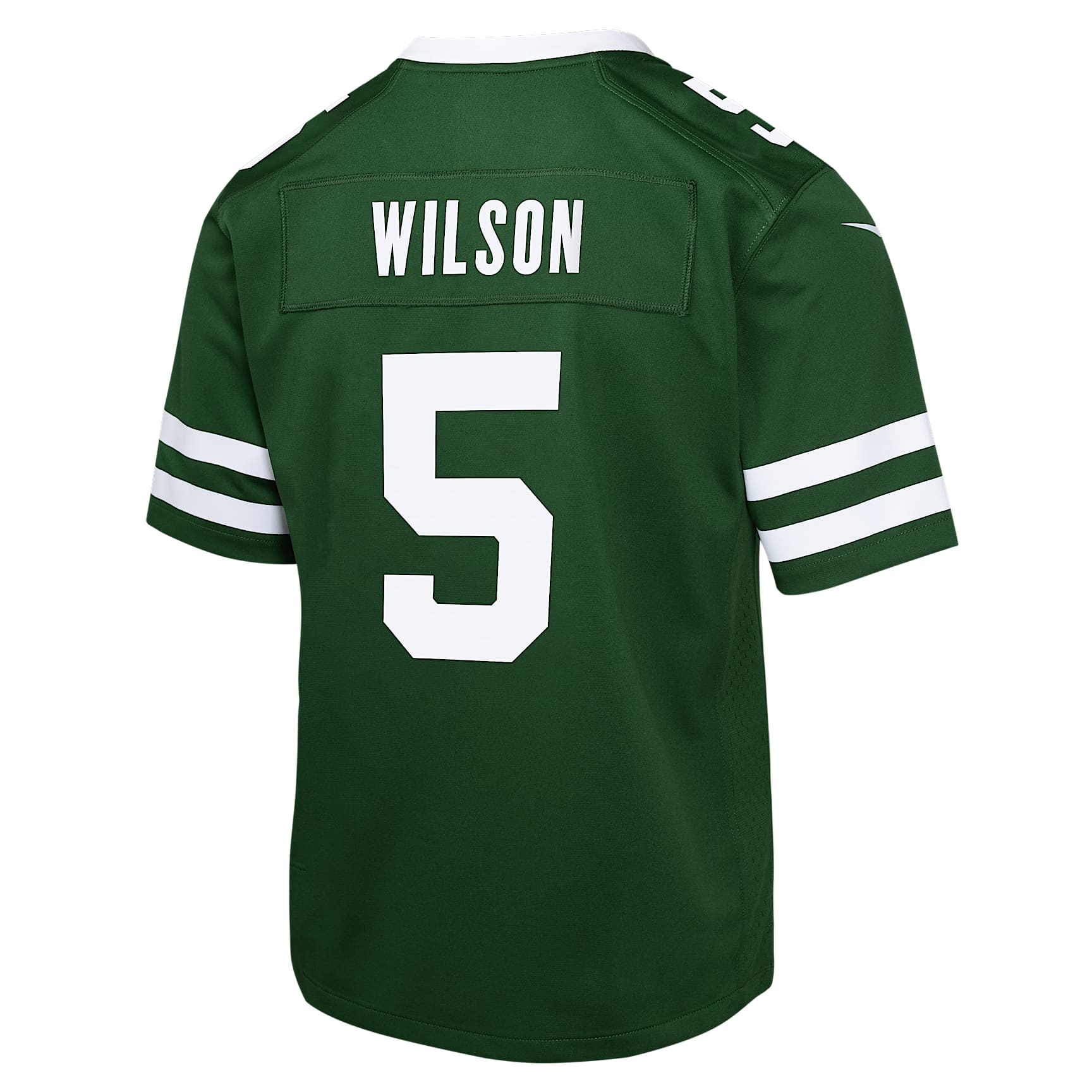 Jersey Nike de la NFL Game para niños talla grande Garrett Wilson New York Jets – Verde – vista 2