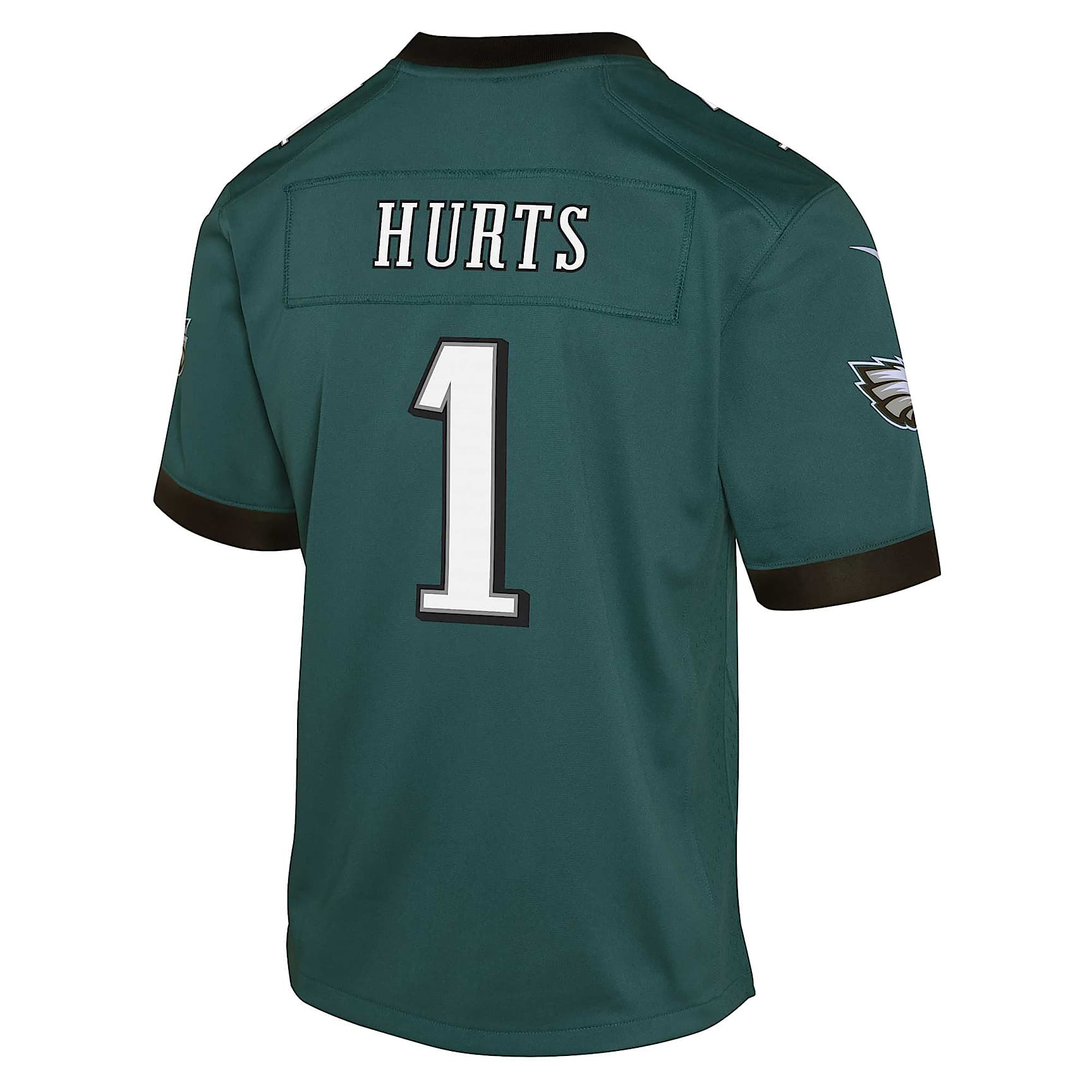 Jersey de fútbol americano Nike Dri-FIT de la NFL para niños talla grande Jalen Hurts Philadelphia Eagles – Verde – vista 2