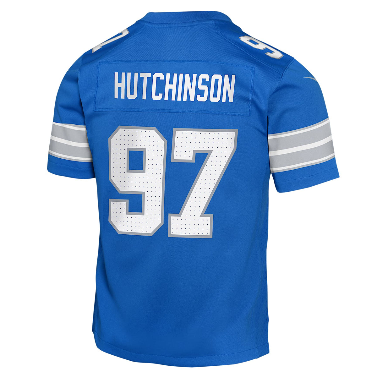 Jersey Nike de la NFL Game para niños talla grande Aidan Hutchinson Detroit Lions – Azul – vista 2