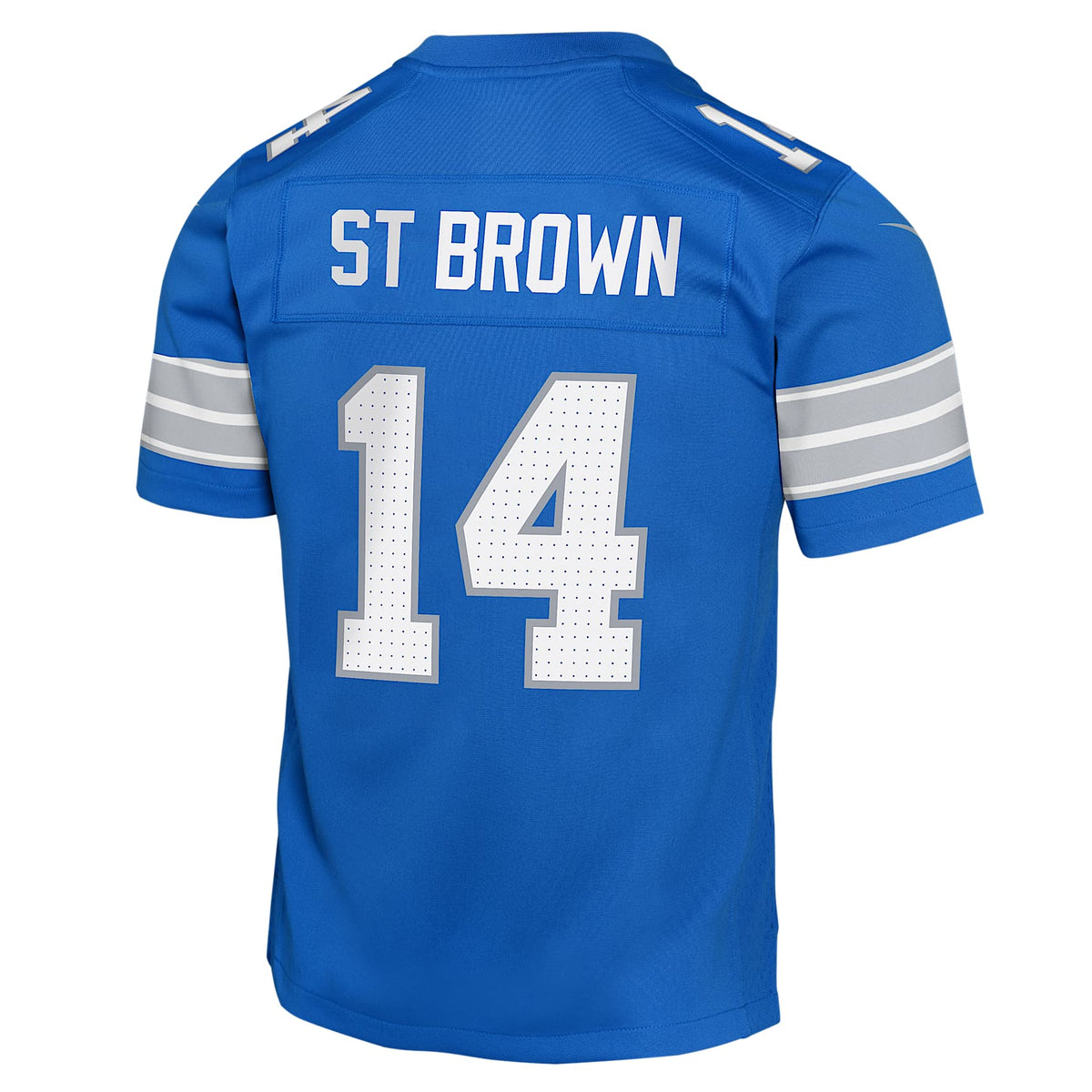 Jersey Nike de la NFL Game para niños talla grande Amon-Ra St. Brown Detroit Lions – Azul – vista 2