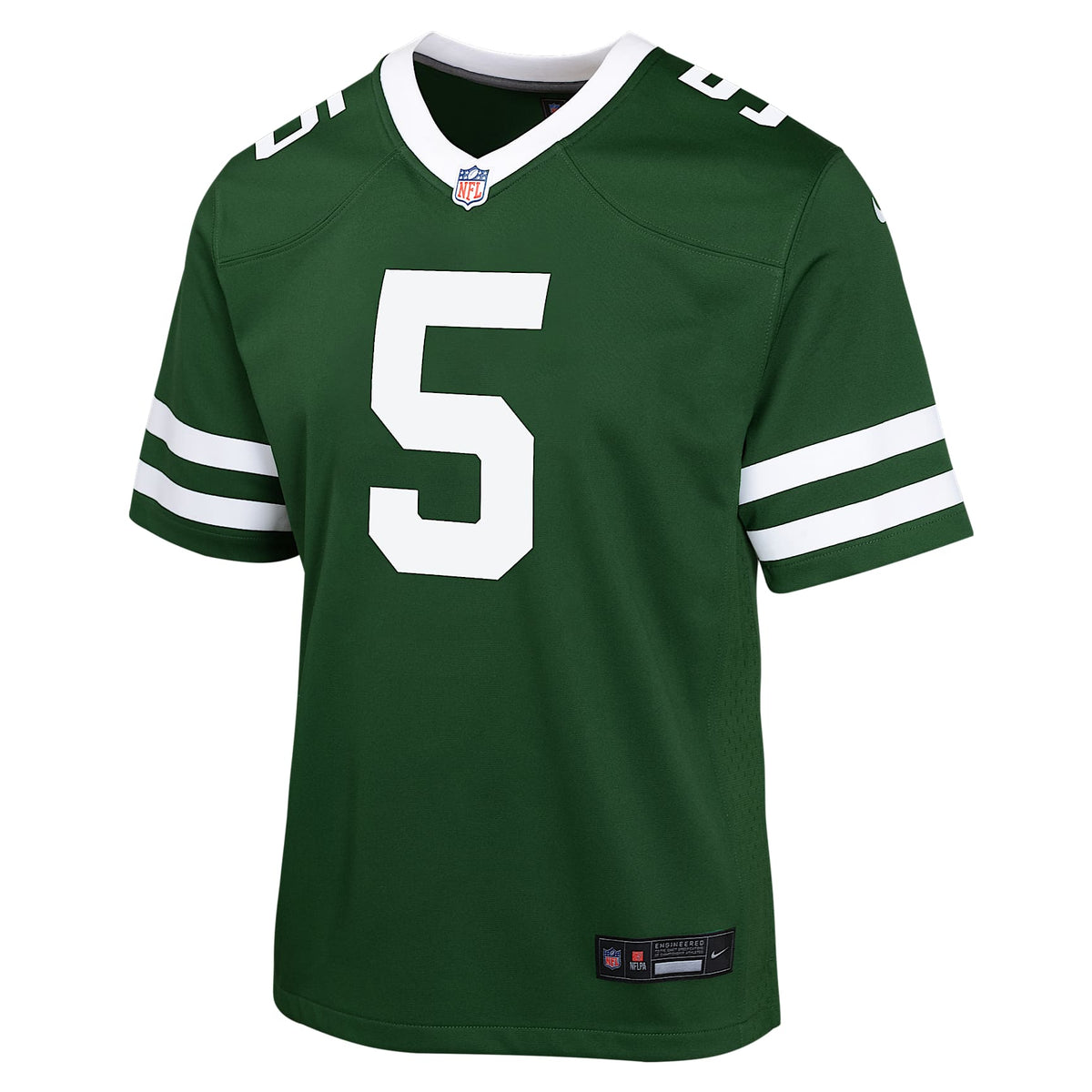 Jersey Nike de la NFL Game para niños talla grande Garrett Wilson New York Jets – Verde – vista 1