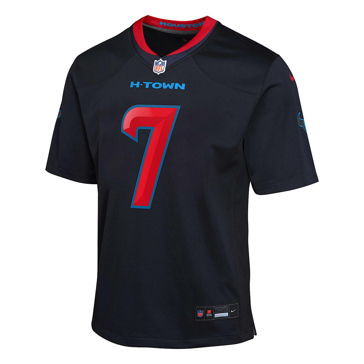 C.J. Jersey Nike de la NFL Game para niños talla grande Stroud Houston Texans – Azul marino – vista 1
