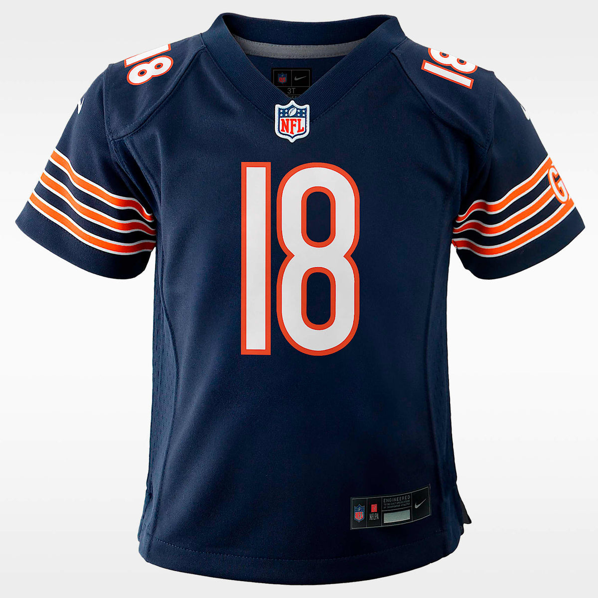 Jersey Nike de la NFL Game para niños talla grande Caleb Williams Chicago Bears – Azul marino – vista 1