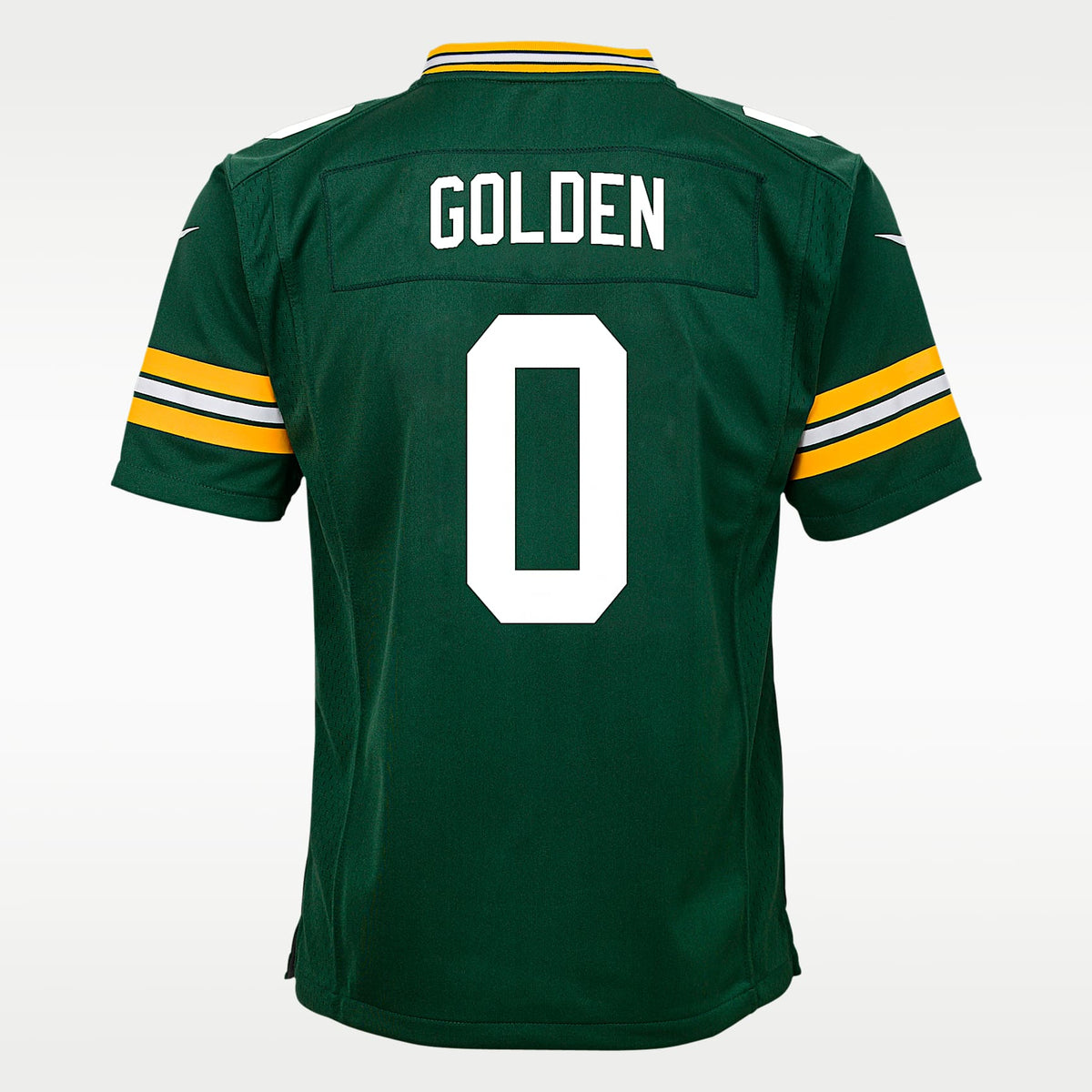 Jersey Nike de la NFL Game para niños talla grande Matthew Golden Green Bay Packers 2025 NFL Draft First Round Pick – Verde – vista 2