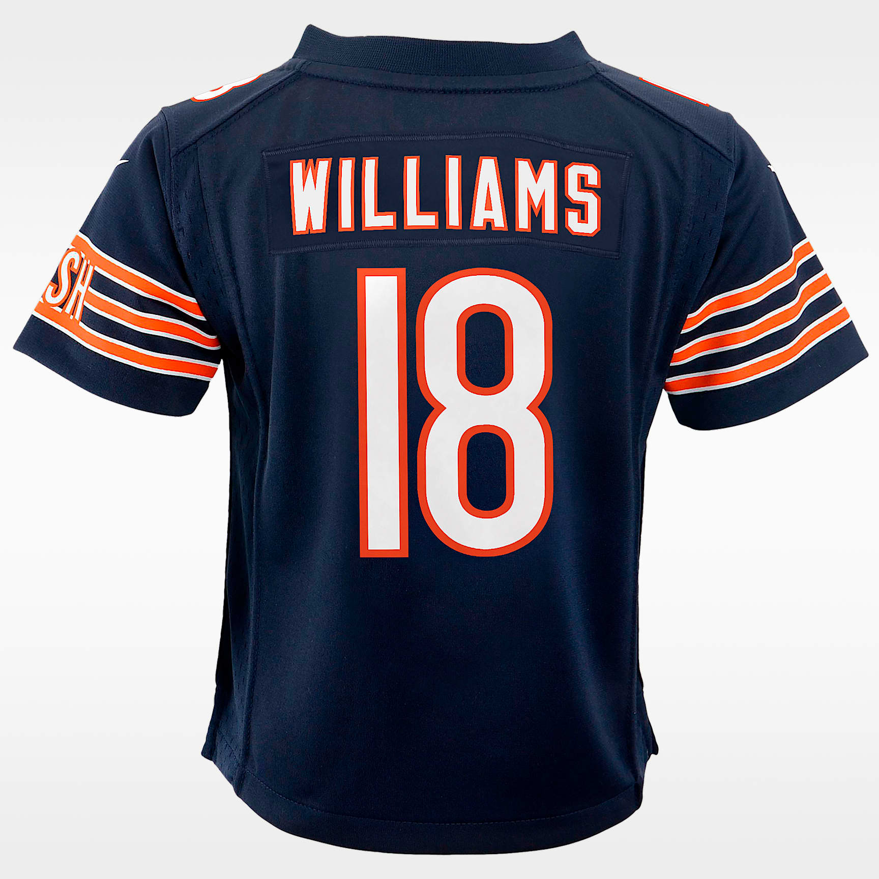 Jersey Nike de la NFL Game para niños talla grande Caleb Williams Chicago Bears – Azul marino – vista 2
