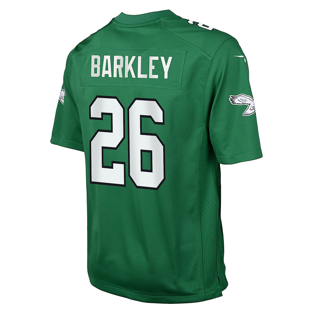 Jersey Nike de la NFL Game para niños talla grande Saquon Barkley Philadelphia Eagles – Verde Kelly – vista 2