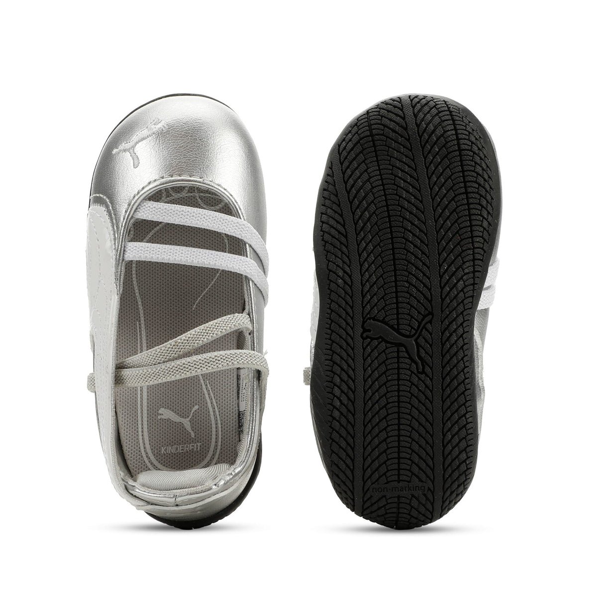 Zapatos infantiles Speedcat Ballet Metallic – Ash Gray-PUMA White – vista 4