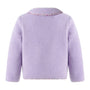 Chaqueta Rachel Riley Shearling con Borde Floral para Niña
