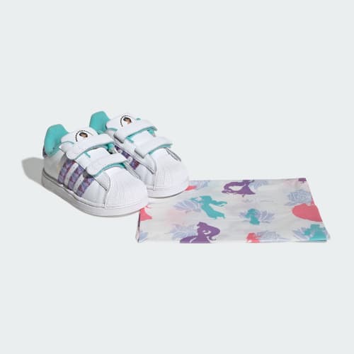 Tenis adidas Disney Princess Superstar II Comfort Closure para Bebés y Niños Pequeños