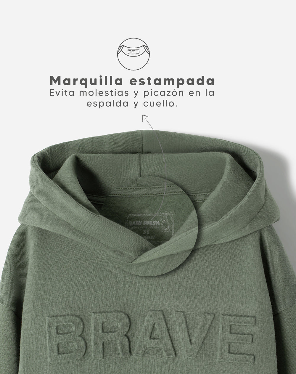 Buzo Babyfresh Tipo Hoodie para Niños