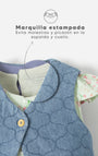 Conjunto Babyfresh Vestido con Bloomer y Chaleco Bebé Niña