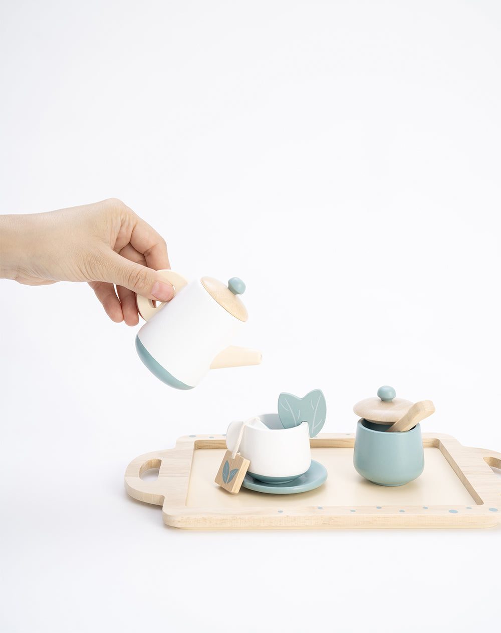 Juguete de Estimulación Set de Té Madera Unisex