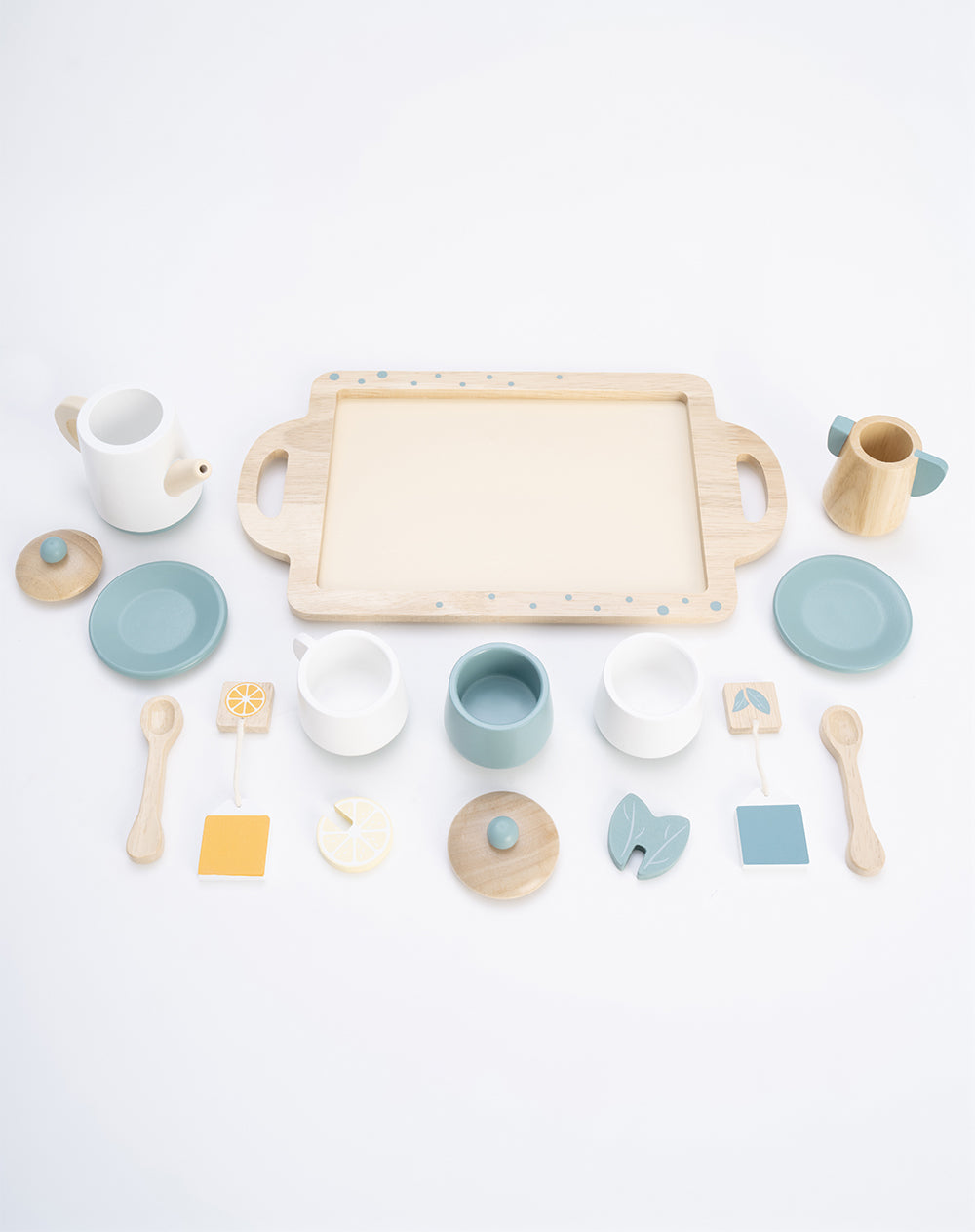 Juguete de Estimulación Set de Té Madera Unisex
