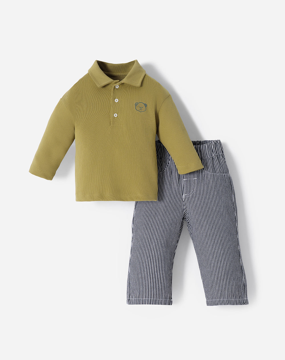 Conjunto Babyfresh Buzo Polo + Pantalón Bebé Niño